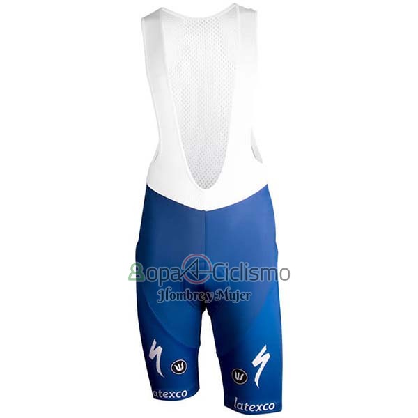 Deceuninck Quick Step Ropa Ciclismo Culotte Corto 2020 Mangas Cortas Blanco Azul